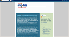 Desktop Screenshot of jurnalmetro.blogspot.com