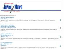 Tablet Screenshot of jurnalmetro.blogspot.com