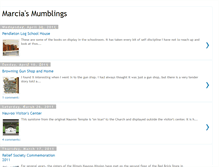 Tablet Screenshot of marciasmumblings.blogspot.com