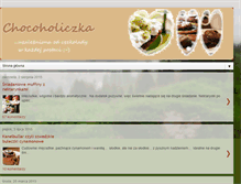 Tablet Screenshot of chocoholiczka.blogspot.com