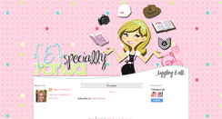 Desktop Screenshot of especiallytonja.blogspot.com