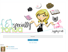 Tablet Screenshot of especiallytonja.blogspot.com