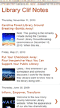 Mobile Screenshot of libraryclifnotes.blogspot.com