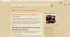 Desktop Screenshot of exboyfriend-back.blogspot.com