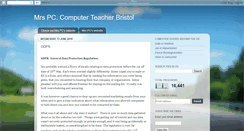 Desktop Screenshot of mrspccomputerteacherbristol.blogspot.com