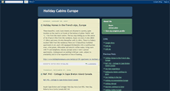 Desktop Screenshot of holidaycabinseurope.blogspot.com