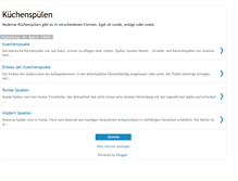 Tablet Screenshot of kuechenspuelen.blogspot.com