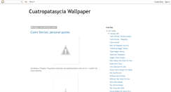 Desktop Screenshot of cuatropatasycia.blogspot.com