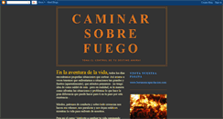 Desktop Screenshot of caminarsobrefuego.blogspot.com