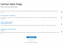 Tablet Screenshot of caminarsobrefuego.blogspot.com