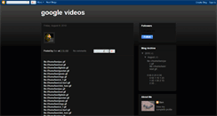 Desktop Screenshot of ben-googlevideos.blogspot.com