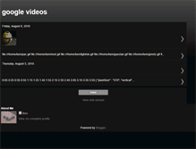 Tablet Screenshot of ben-googlevideos.blogspot.com