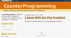 Desktop Screenshot of counterprogramming.blogspot.com