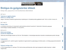 Tablet Screenshot of biologusallas-gyogyszereszallas.blogspot.com