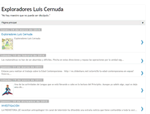 Tablet Screenshot of exploradoresluiscernuda-concha.blogspot.com