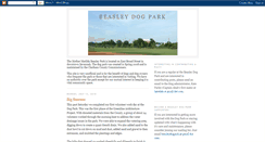 Desktop Screenshot of beasleydogpark.blogspot.com