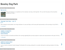 Tablet Screenshot of beasleydogpark.blogspot.com