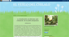 Desktop Screenshot of elvuelodelchilalo.blogspot.com