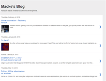 Tablet Screenshot of mackeblog.blogspot.com