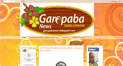 Desktop Screenshot of garopabanews.blogspot.com