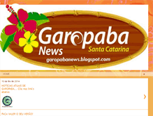 Tablet Screenshot of garopabanews.blogspot.com
