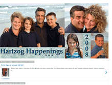 Tablet Screenshot of hartzogfamily.blogspot.com