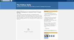 Desktop Screenshot of pathosdaily.blogspot.com