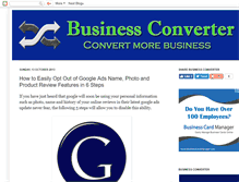 Tablet Screenshot of businessconverter.blogspot.com