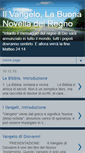 Mobile Screenshot of ilvangelolabuonanovelladelregno.blogspot.com