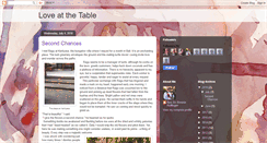 Desktop Screenshot of loveatthetable.blogspot.com