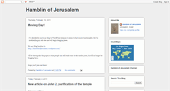 Desktop Screenshot of hamblinofjerusalem.blogspot.com