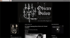 Desktop Screenshot of obscurehollow.blogspot.com