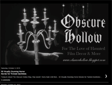 Tablet Screenshot of obscurehollow.blogspot.com