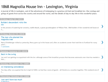 Tablet Screenshot of 1868magnoliahouseinn.blogspot.com