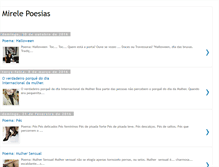 Tablet Screenshot of mirelepoesias.blogspot.com