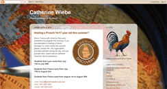 Desktop Screenshot of catherinewiebe.blogspot.com