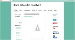 Desktop Screenshot of dianeschneiderhairstylist.blogspot.com