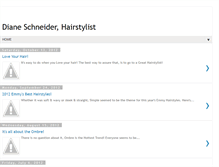 Tablet Screenshot of dianeschneiderhairstylist.blogspot.com