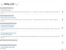 Tablet Screenshot of hesacoy.blogspot.com