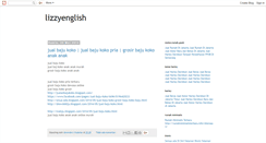 Desktop Screenshot of lizzyenglish.blogspot.com
