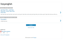 Tablet Screenshot of lizzyenglish.blogspot.com