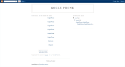 Desktop Screenshot of goglephone.blogspot.com
