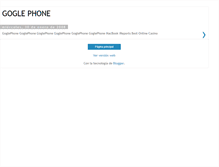 Tablet Screenshot of goglephone.blogspot.com