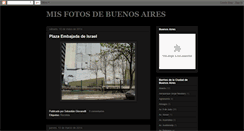 Desktop Screenshot of misfotosdebuenosaires.blogspot.com