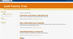 Desktop Screenshot of juddfamilytree.blogspot.com