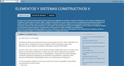 Desktop Screenshot of elementosysistemasconstructivos2.blogspot.com