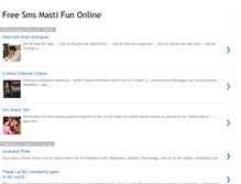 Tablet Screenshot of free-sms-fun-masti-online.blogspot.com