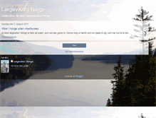 Tablet Screenshot of laegevikarinorge.blogspot.com