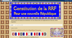 Desktop Screenshot of constitutiondelarrf.blogspot.com