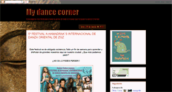 Desktop Screenshot of mydancecorner.blogspot.com